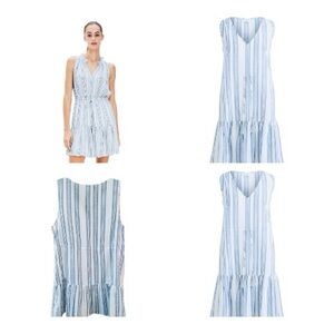 Jcrew Shimmer striped beach dress size XXS